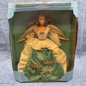 YELLOWED Mattel 1998 Barbie Angel of Joy Doll #19633 Timeless Sentiments Vintage